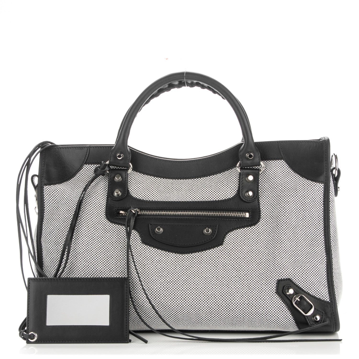 Calfskin Twill Classic Hardware Perforated