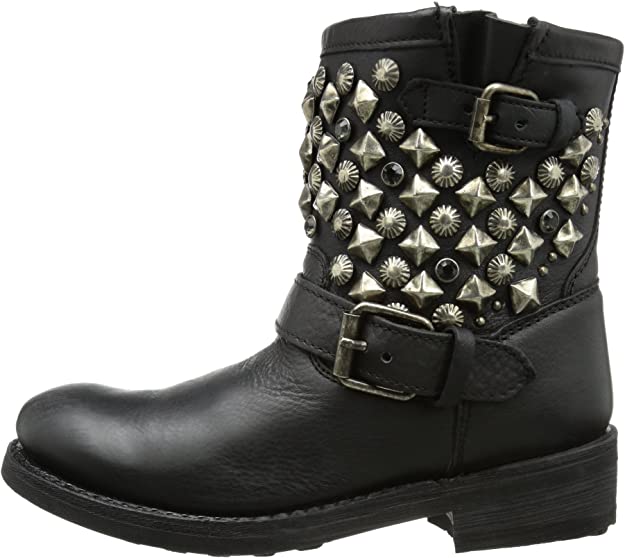 Titanic Destroyer Black Stud Boots 6.5