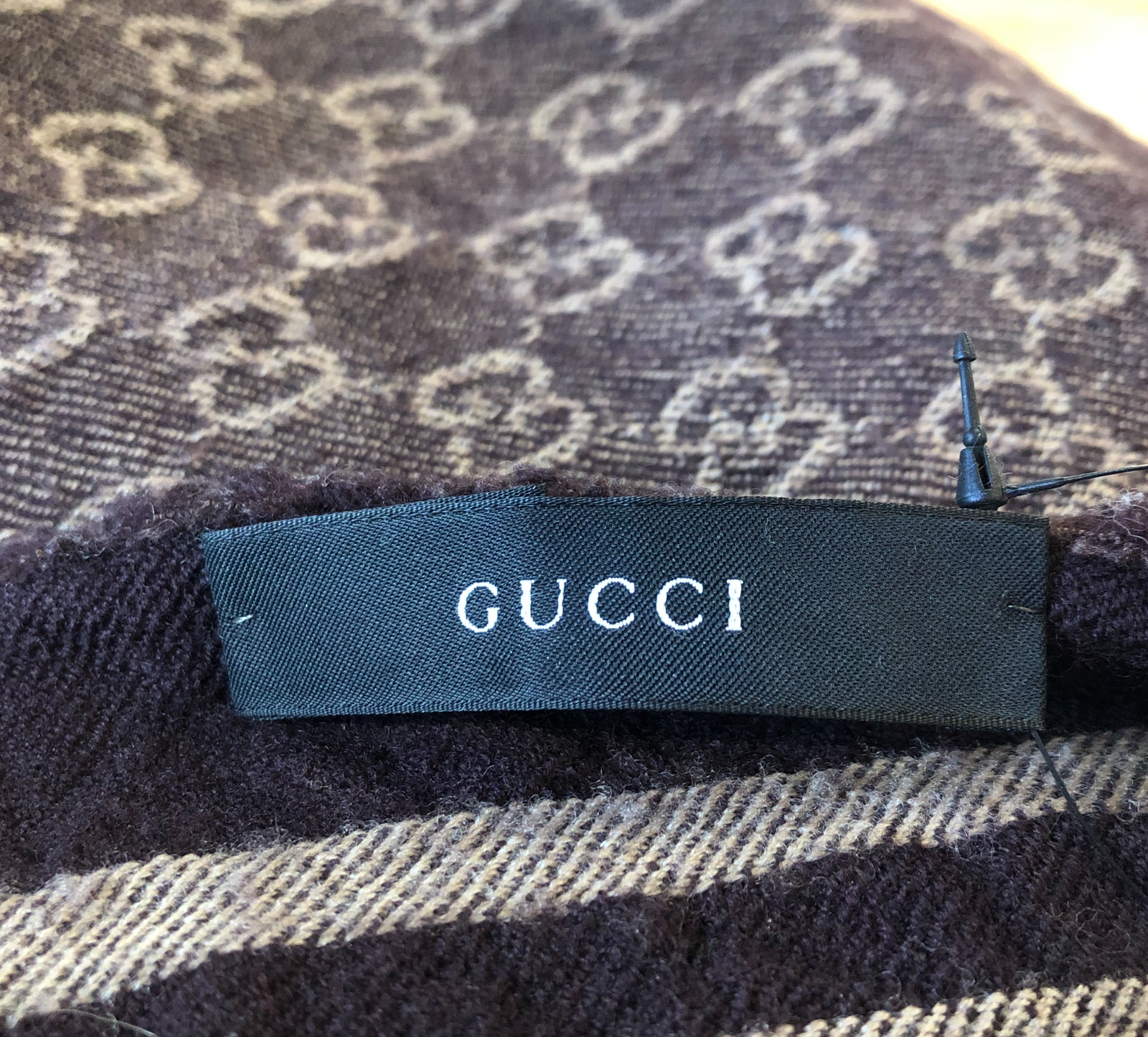 GG Jacquard Wool Scarf