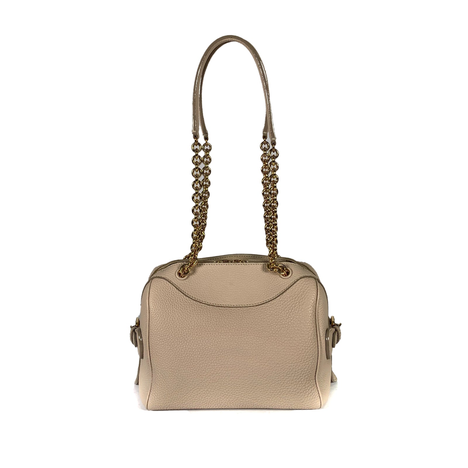 Calf Skin Leather Shoulder Bag