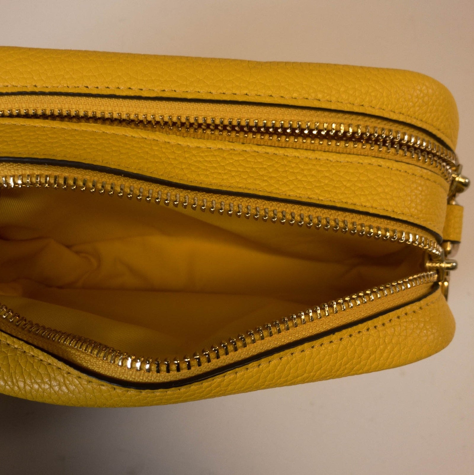 Double Zipper Cross Body Bag