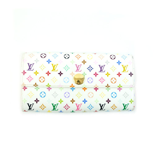 Multicolor Monogram Sarah Wallet