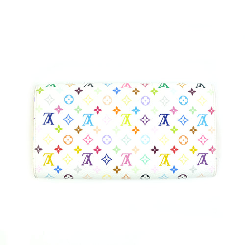 Multicolor Monogram Sarah Wallet