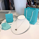 Double Heart Tag Pendant with Rubedo Metal