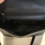 Black Saffiano Satchel