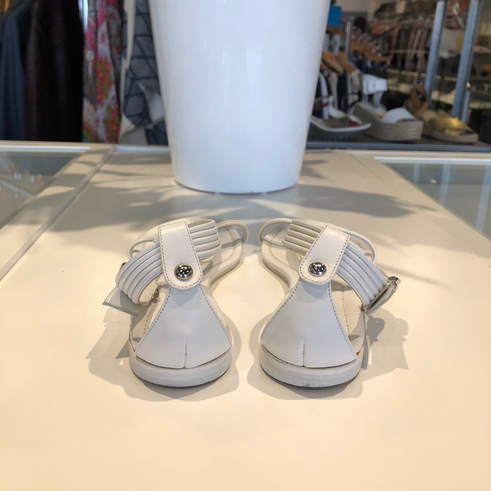 White Sandals