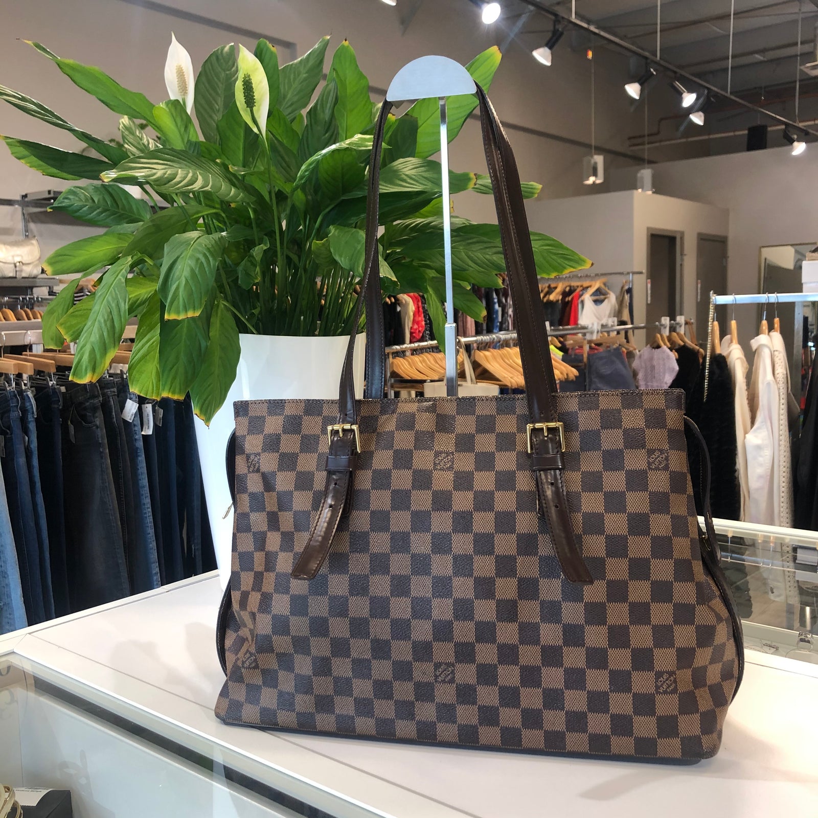 Louis Vuitton Damier Ebene Chelsea Tote – Loom & Magpie Boutique