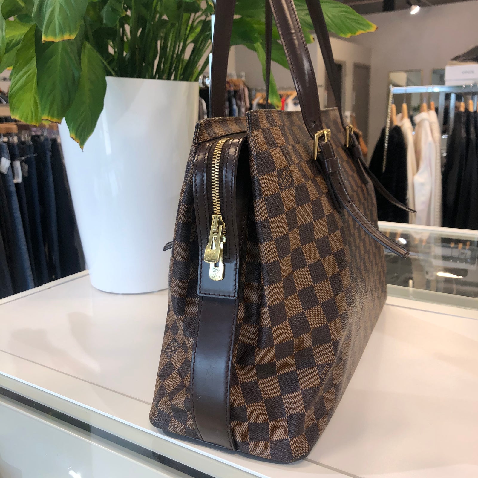 Louis Vuitton Damier Ebene Chelsea Tote – Loom & Magpie Boutique