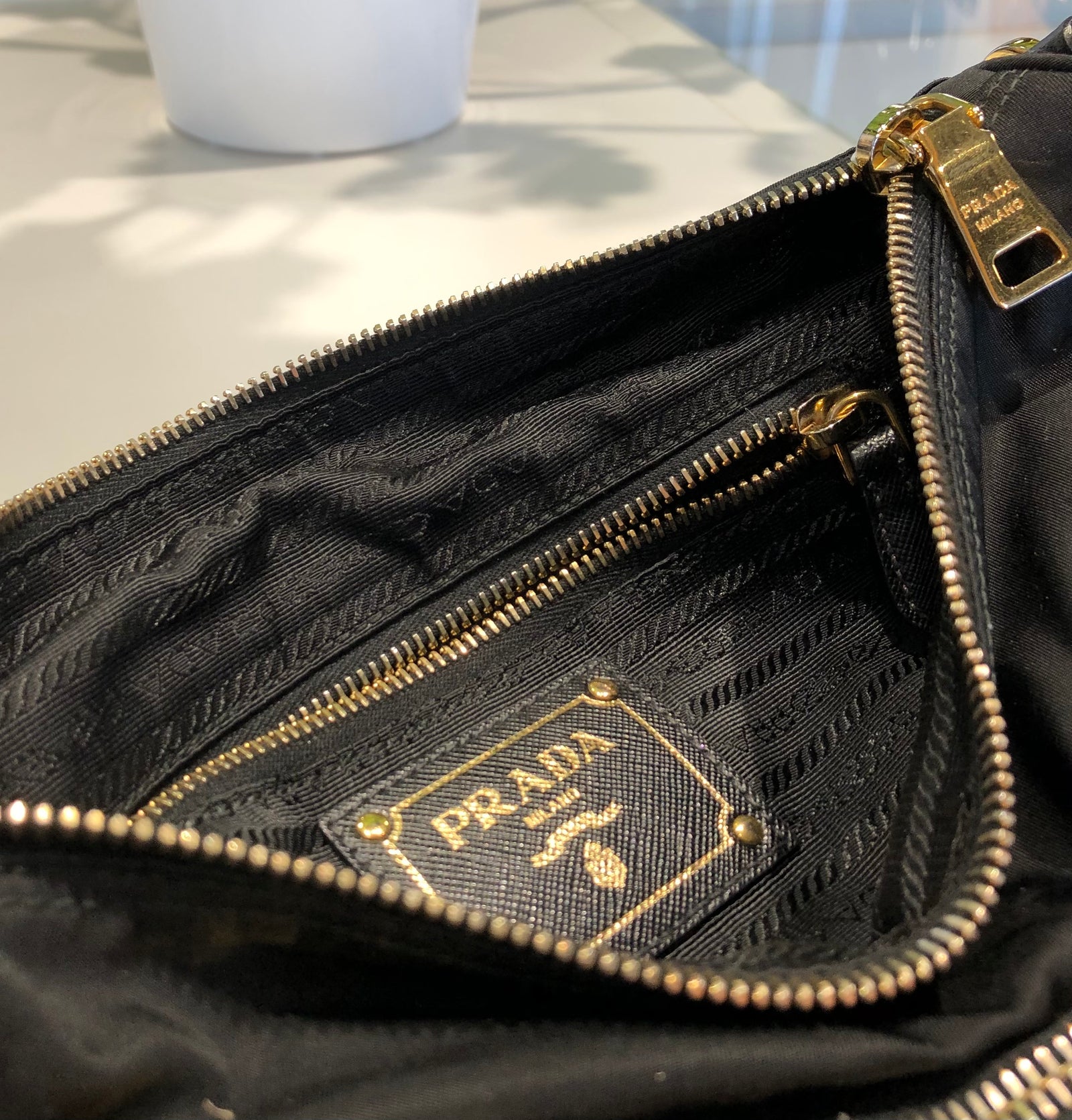 Tessuto Nylon Saffiano Crossbody