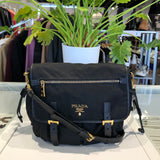 Tessuto Nylon Saffiano Crossbody