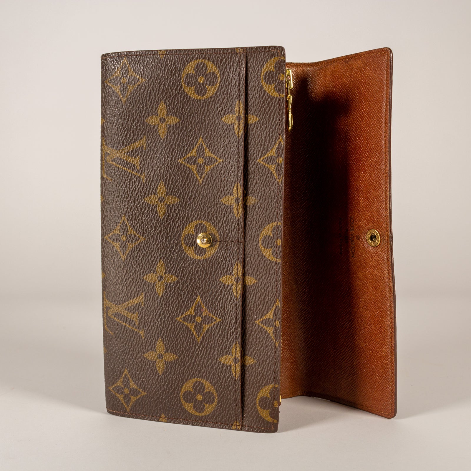 Sarah Wallet in Monogram - Women's Snap Wallet