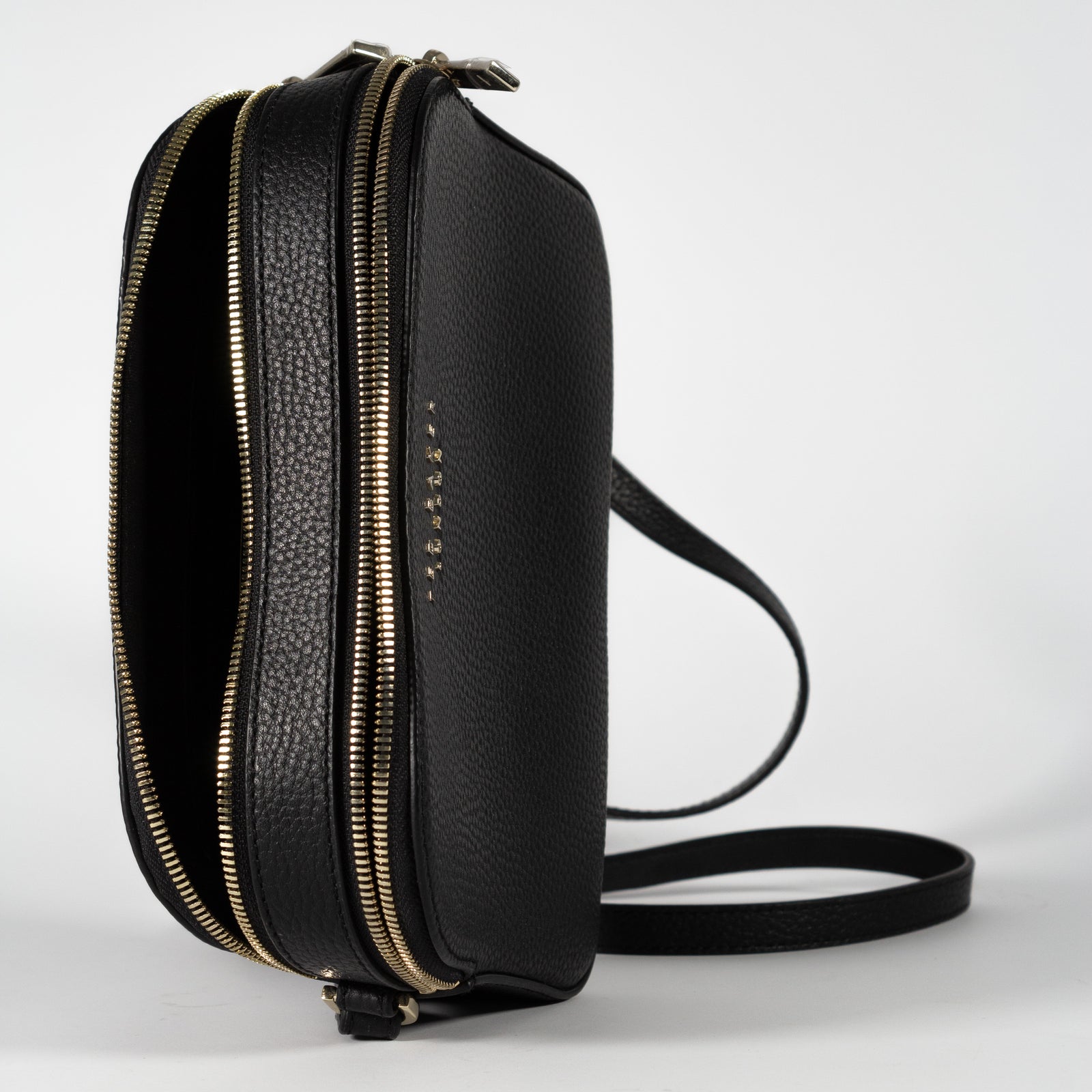 Pebbled Leather Crossbody