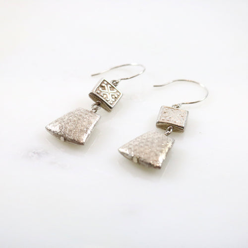 Silver Drop Earrings