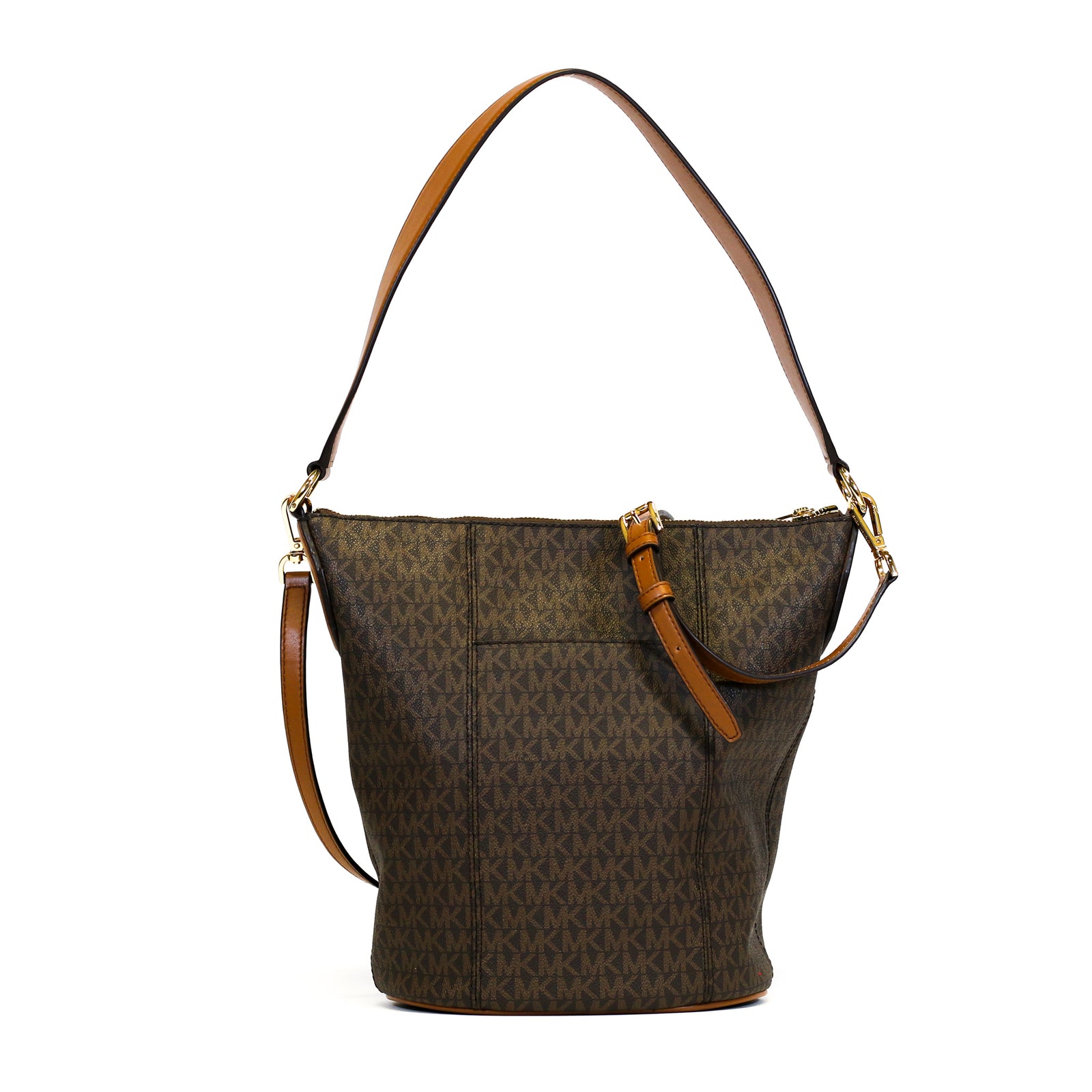 Brown Bucket Satchel