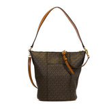 Brown Bucket Satchel