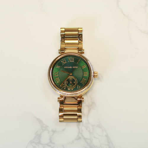 Green and Gold Watch