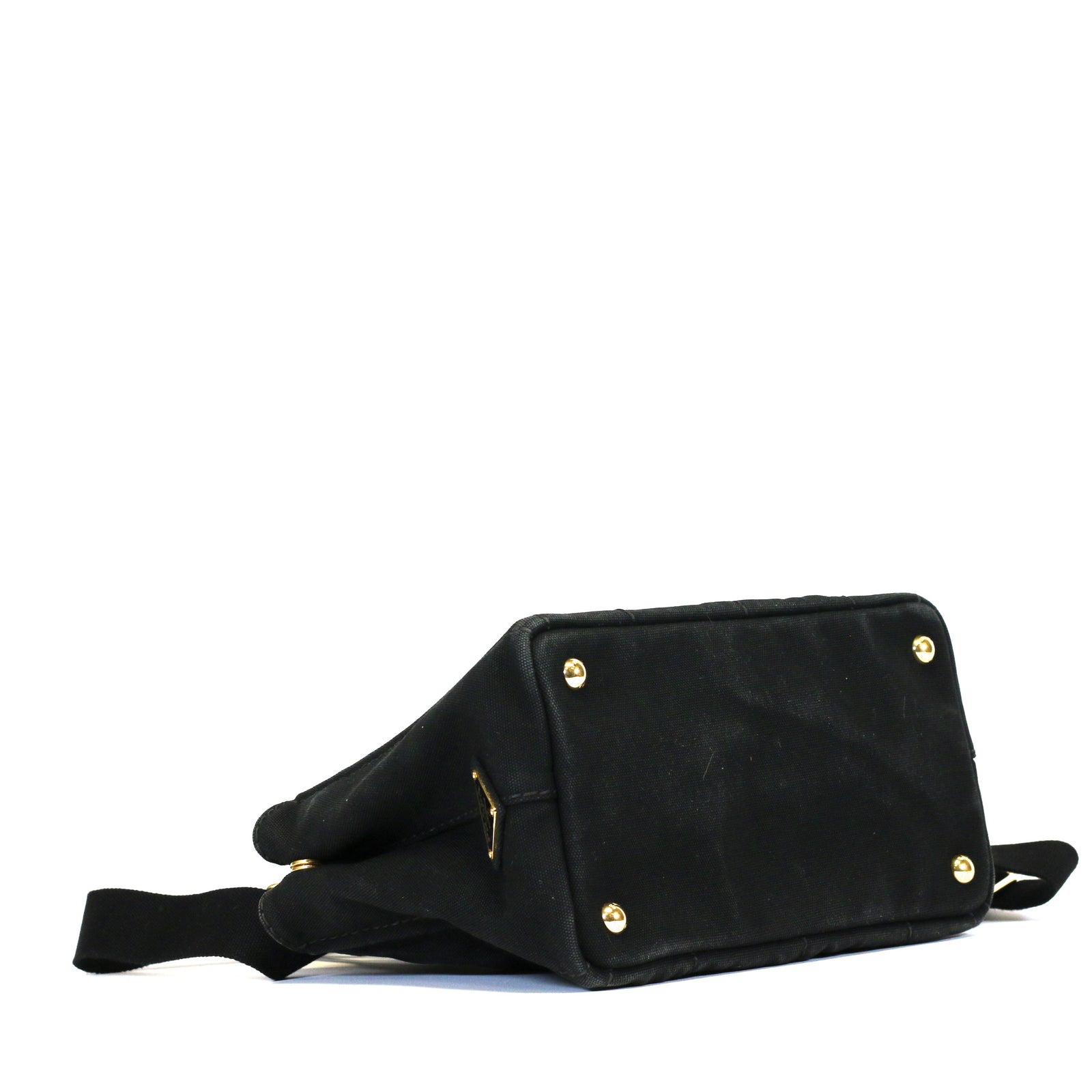 Denim Small Canapa Logo Tote