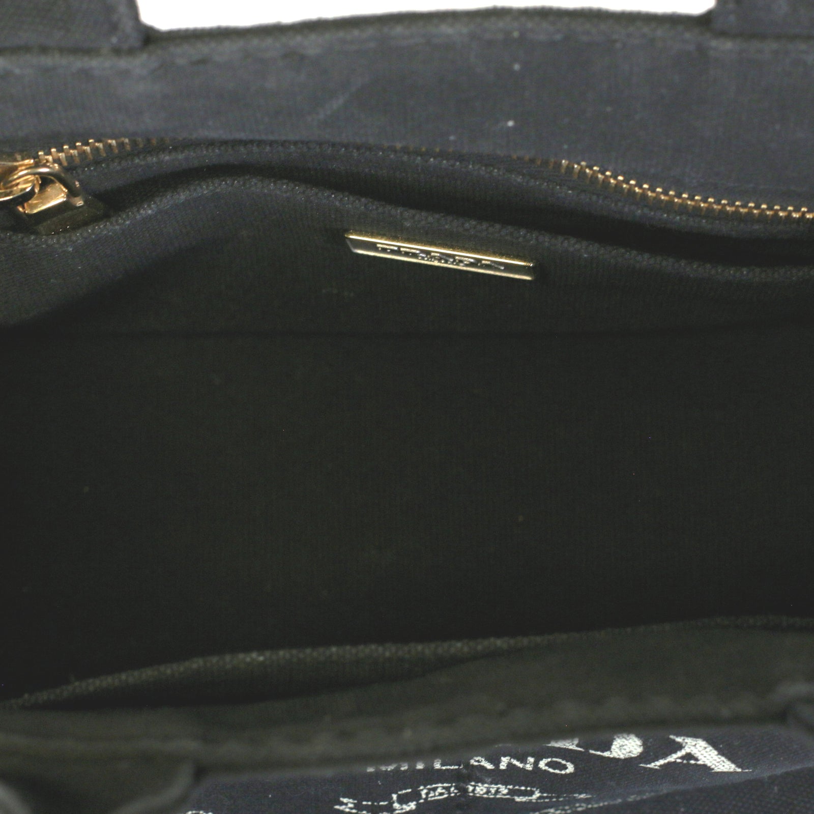 Denim Small Canapa Logo Tote