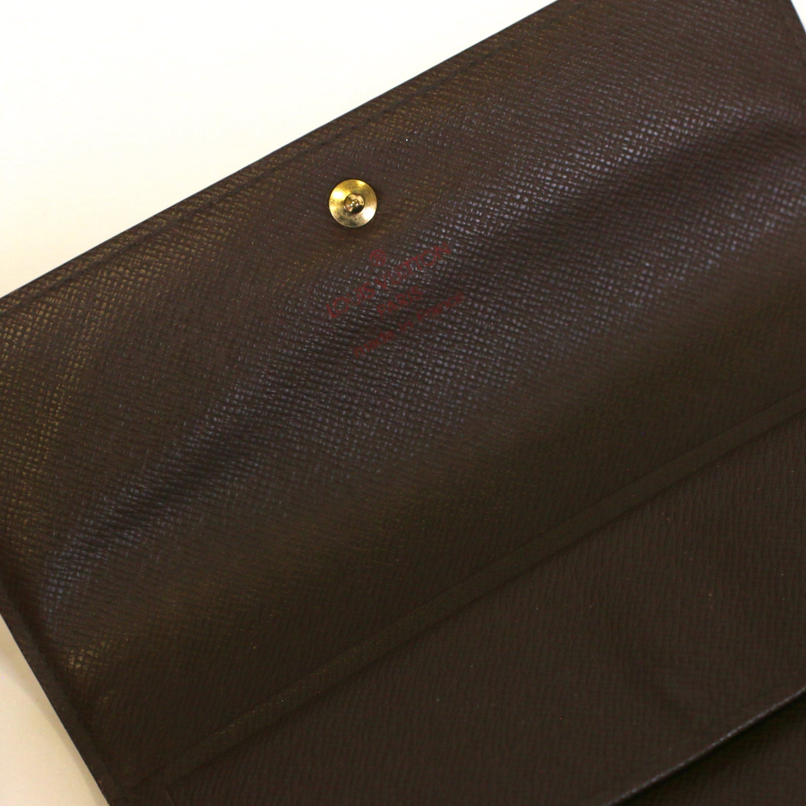 Damier Ebene Porte Tresor Etui Papier Wallet