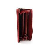 Agneau Classic Continental Zip Around Wallet