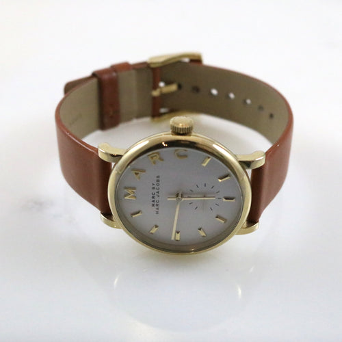 Tan Leather Strap Watch