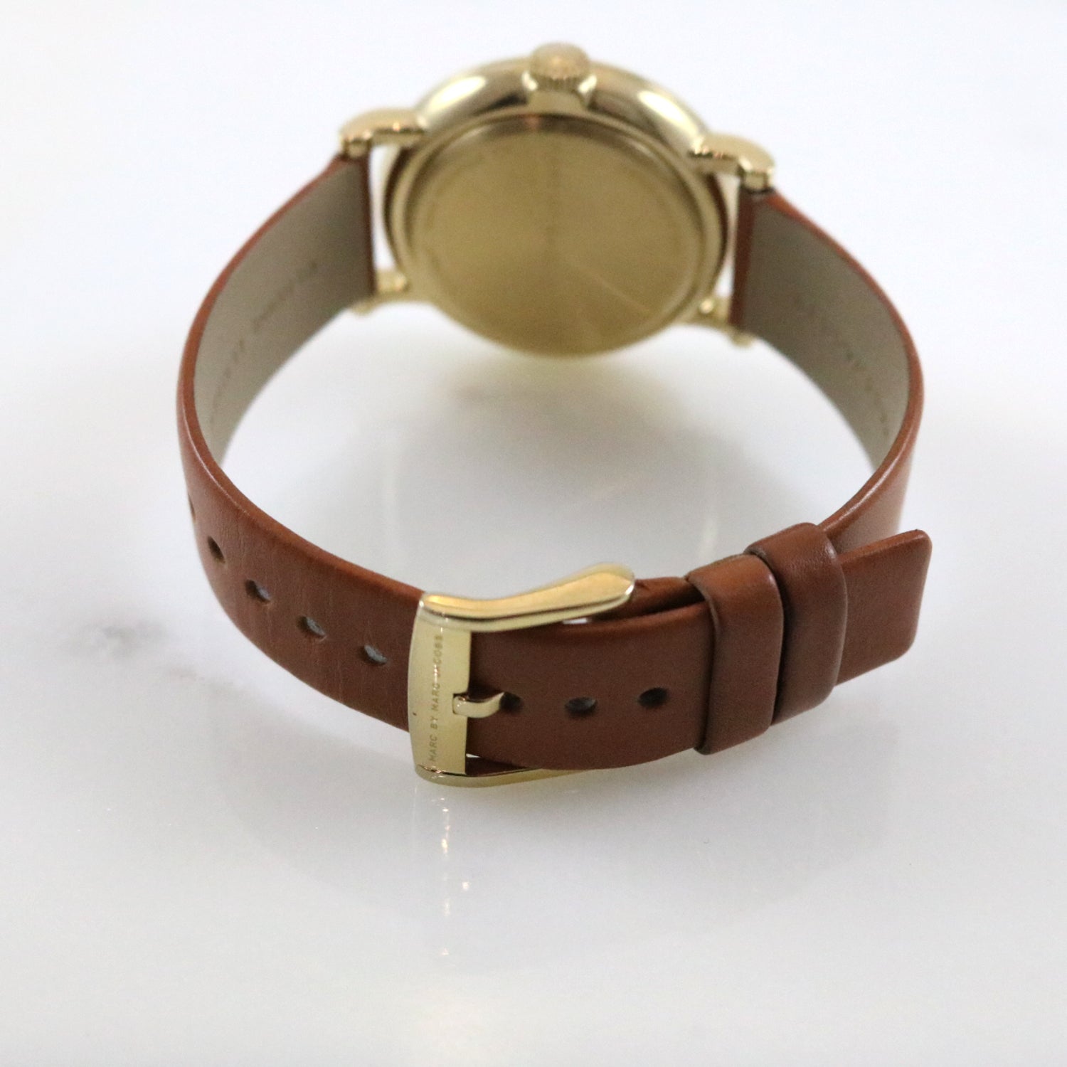 Tan Leather Strap Watch