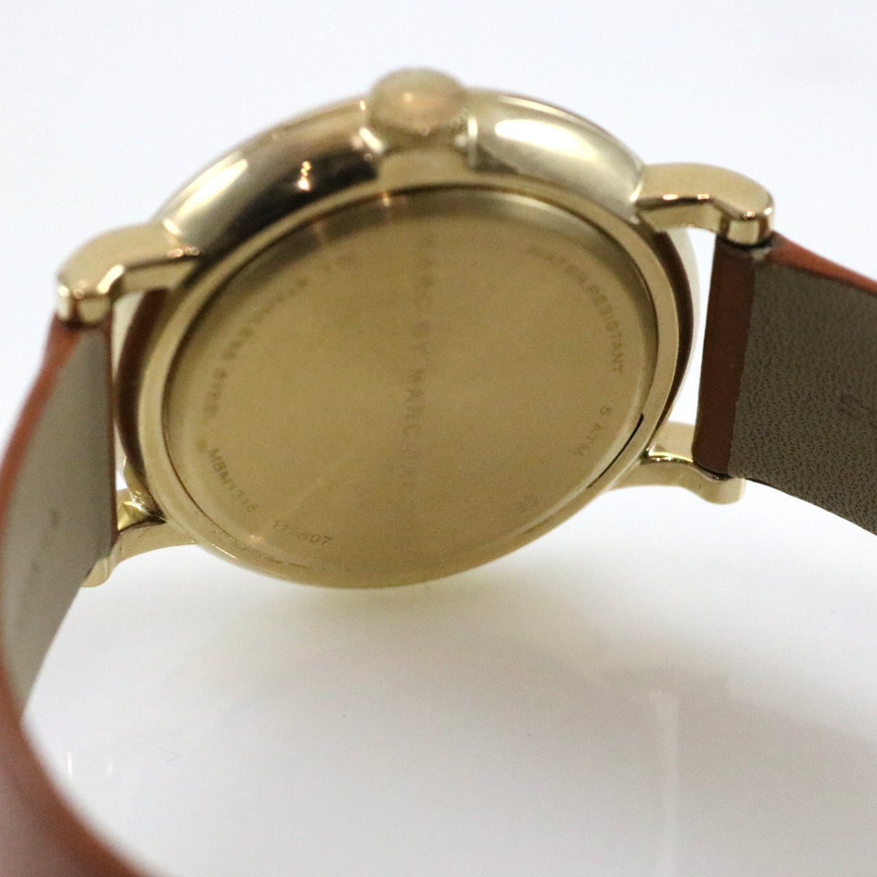 Tan Leather Strap Watch