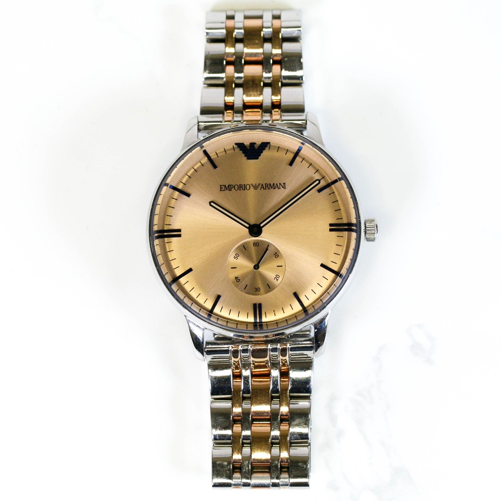 Two-Tone Stainless Steel Watch