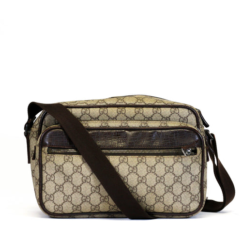 GG Plus Monogram Camera Bag