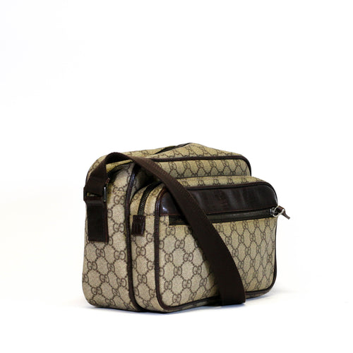 GG Plus Monogram Camera Bag