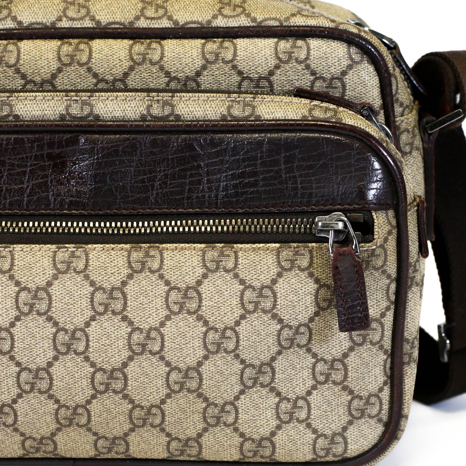 GG Plus Monogram Camera Bag