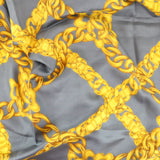 Classic Chain Print Silk Scarf
