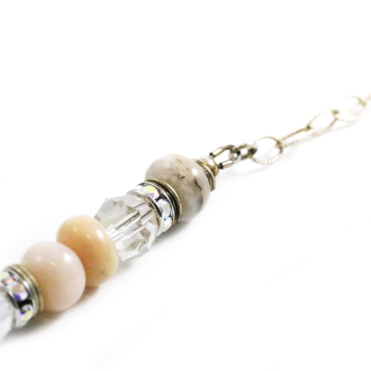 Soft Nude Statement Necklace