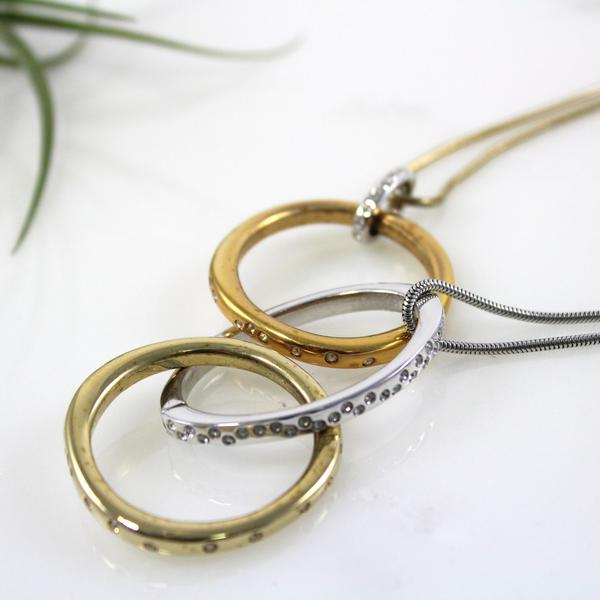 Triple Hoop Necklace