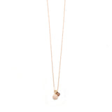 Rose Gold H&B Earrings & Necklace Set