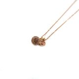 Rose Gold H&B Earrings & Necklace Set