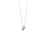 Silver Pave Heart Pendant Necklace