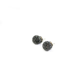 12mm Hematite Stud Earring