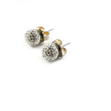 10mm White Stud Earrings