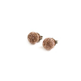 12mm Rose Gold Stud Earrings