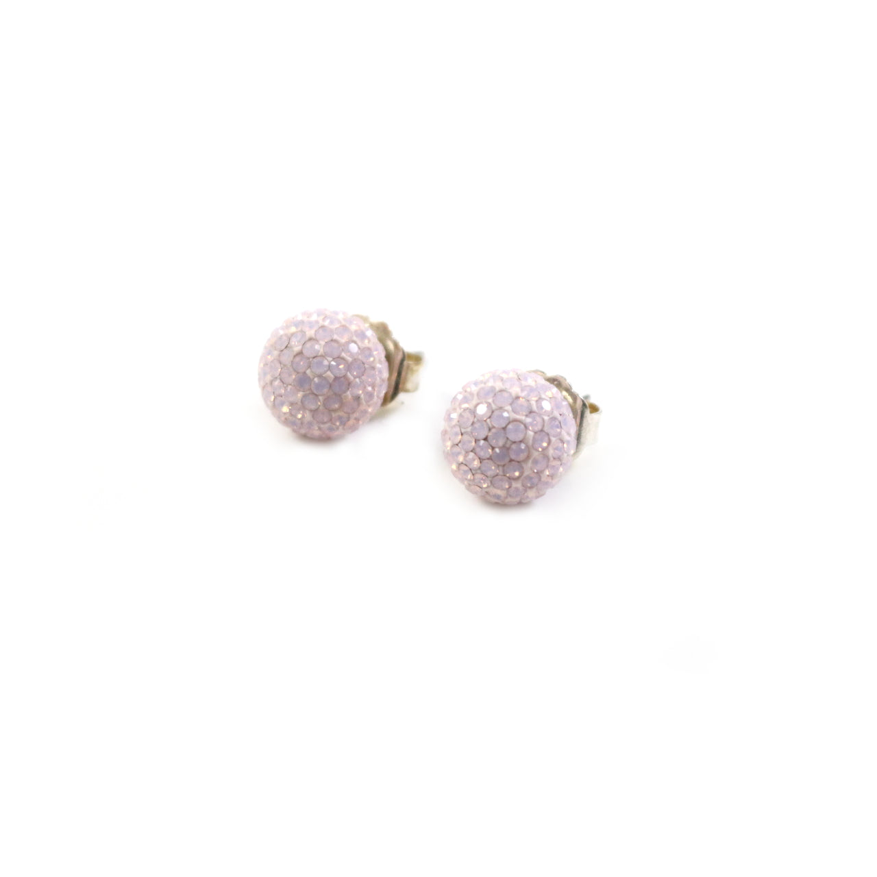 12mm Rose Opal Stud Earrings