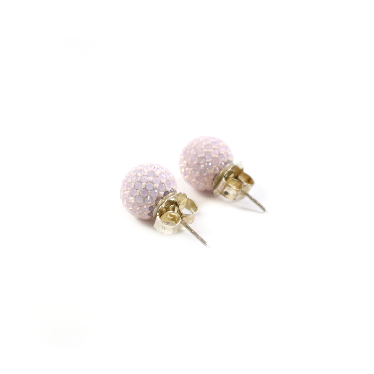 12mm Rose Opal Stud Earrings