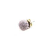 12mm Rose Opal Stud Earrings