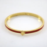 Red Enamel Bangle