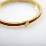 Red Enamel Bangle