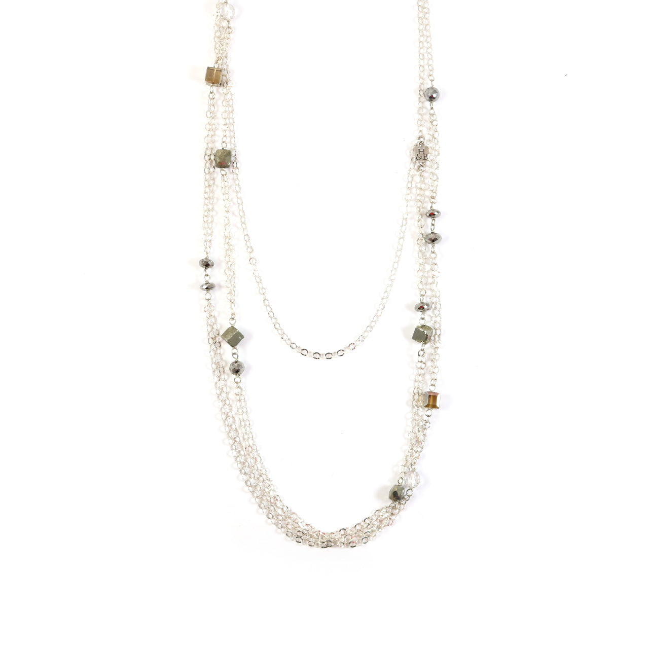 Long Silver Necklace
