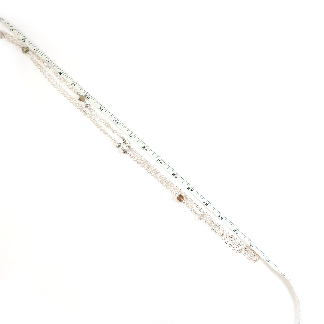Long Silver Necklace