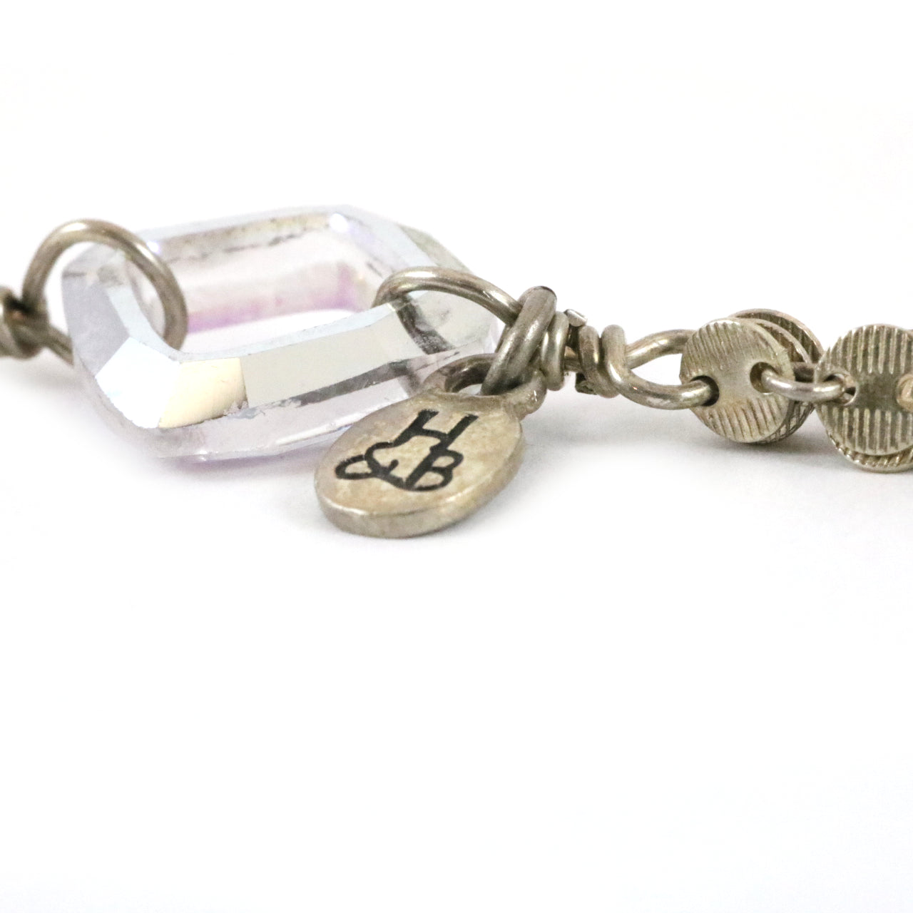Purple Sparkle Lariat Necklace