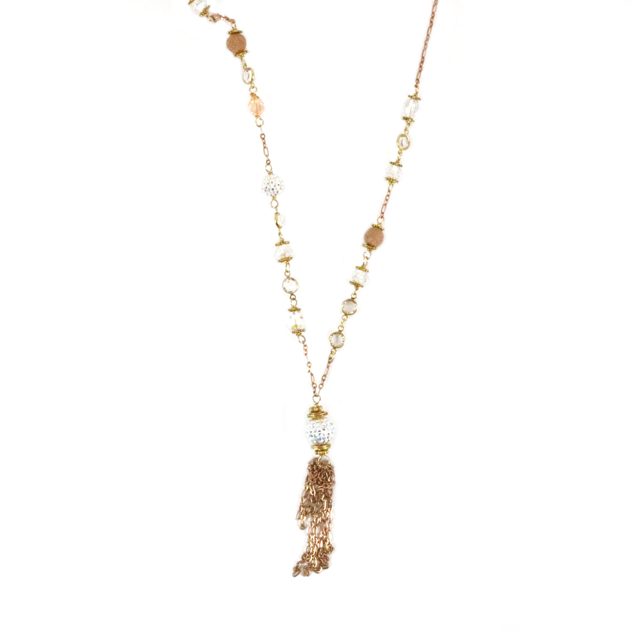 Lariat Rose Gold Necklace