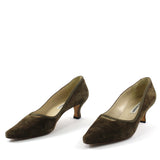 Suede Low Heels